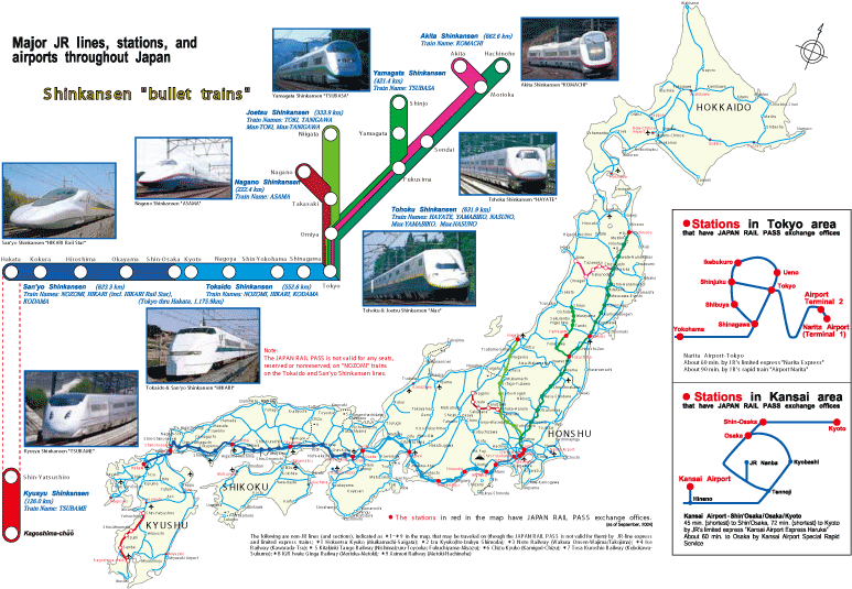 Japan Train Rail Maps